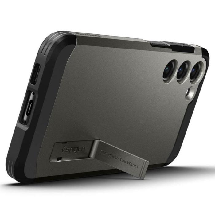 UTGATT - Spigen Galaxy S23 Skal Tough Armor - Gunmetal