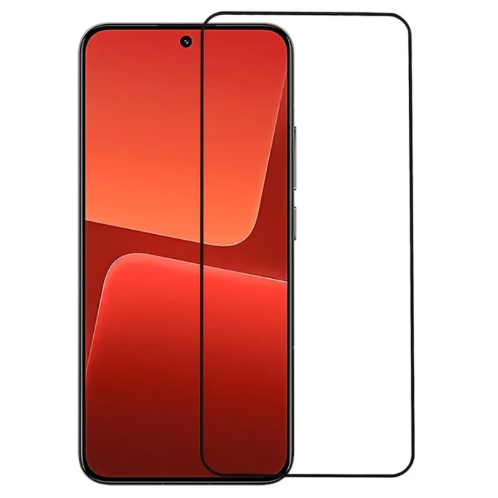 A-One Brand - [1-PACK] Xiaomi 13 Pro Härdat Glas Skärmskydd - Svart