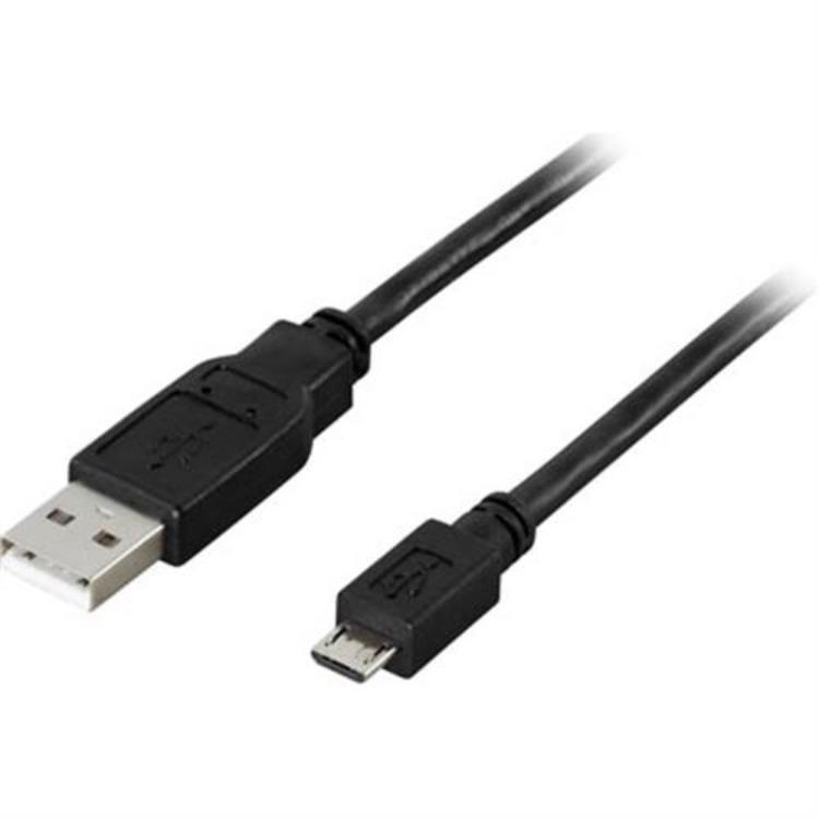 Deltaco Typ-A Till Micro USB Kabel 5m - Svart | 3541 | AlltMobil