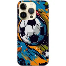Gustaf - Mobilskal till Apple iPhone 15 Pro med Fotbollar