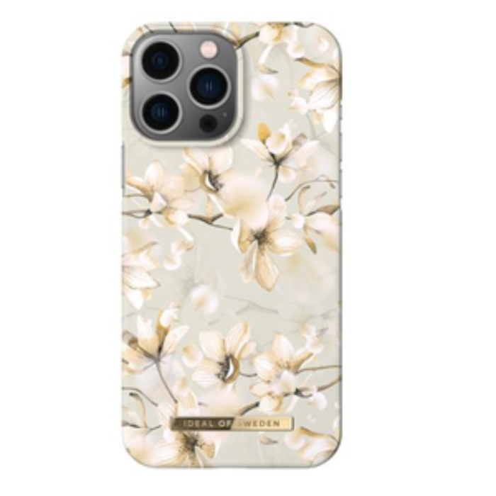 UTGATT1 - Ideal of Sweden iPhone 13 Pro Skal Mode - Pärla Blomma