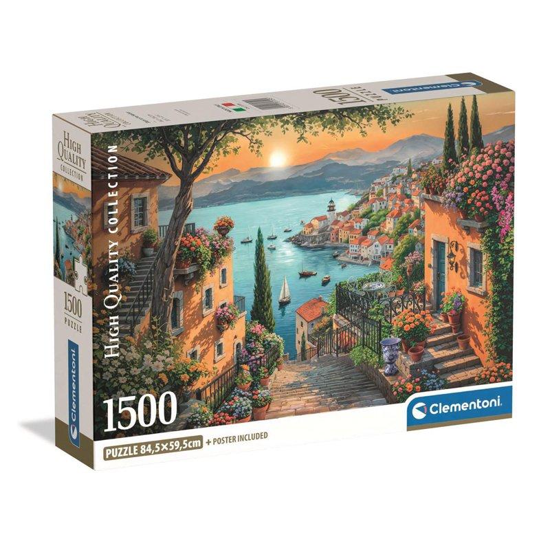 CLEMENTONI Pussel 1500 Pcs CB High Quality Collection Steps To The Harbour
