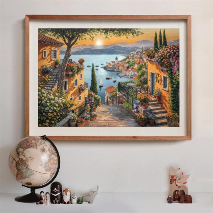 CLEMENTONI - CLEMENTONI Pussel 1500 Pcs CB High Quality Collection Steps To The Harbour