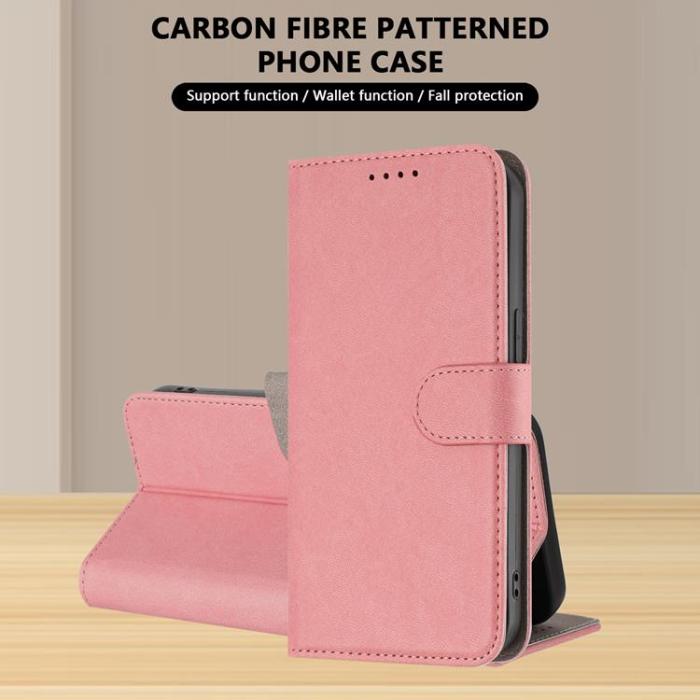 A-One Brand - iPhone Air Plånboksfodral Solid Color - Rosa
