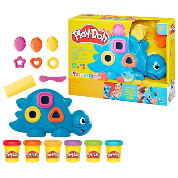 PLAY-DOH - PLAY-DOH Starter Set Shapes & Colors Dinosaur Toy