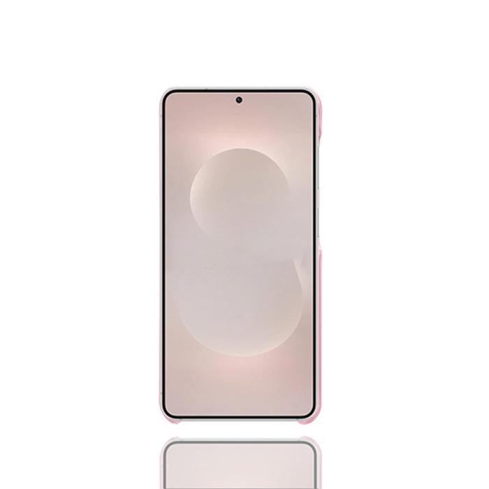 OEM - Mobilfodral för Samsung Galaxy S26 Plus Dubbel kortfack Konstläder - Roséguld