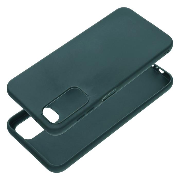 OEM - MATT skal för Samsung A14 5G / A14 4G mörkgrön