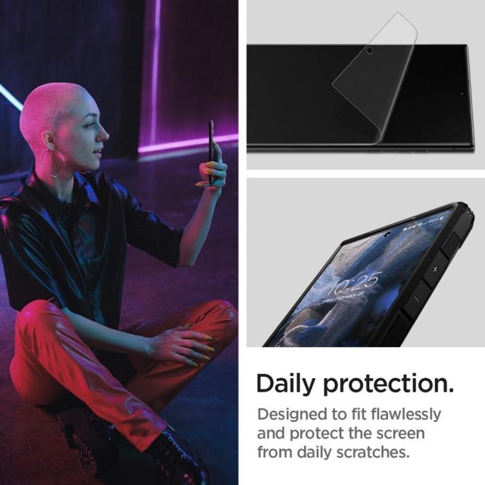 Spigen - Spigen [2-PACK] Galaxy S23 Ultra Skärmskydd Hydrogel