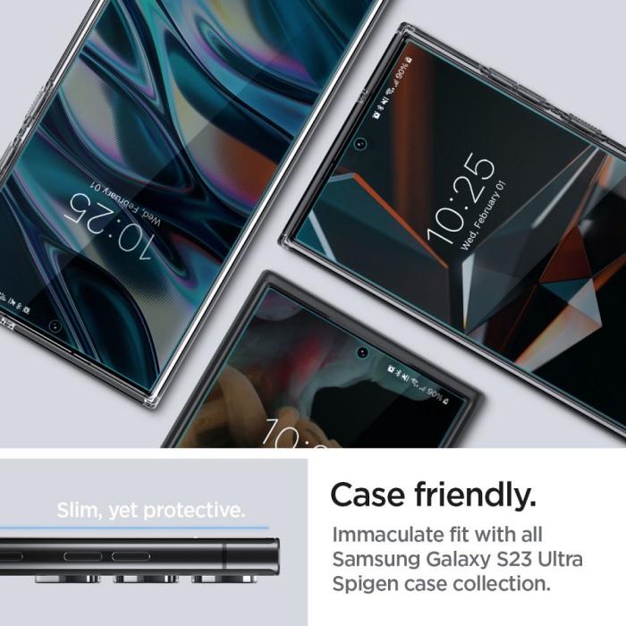 Spigen - Spigen [2-PACK] Galaxy S23 Ultra Skärmskydd Hydrogel
