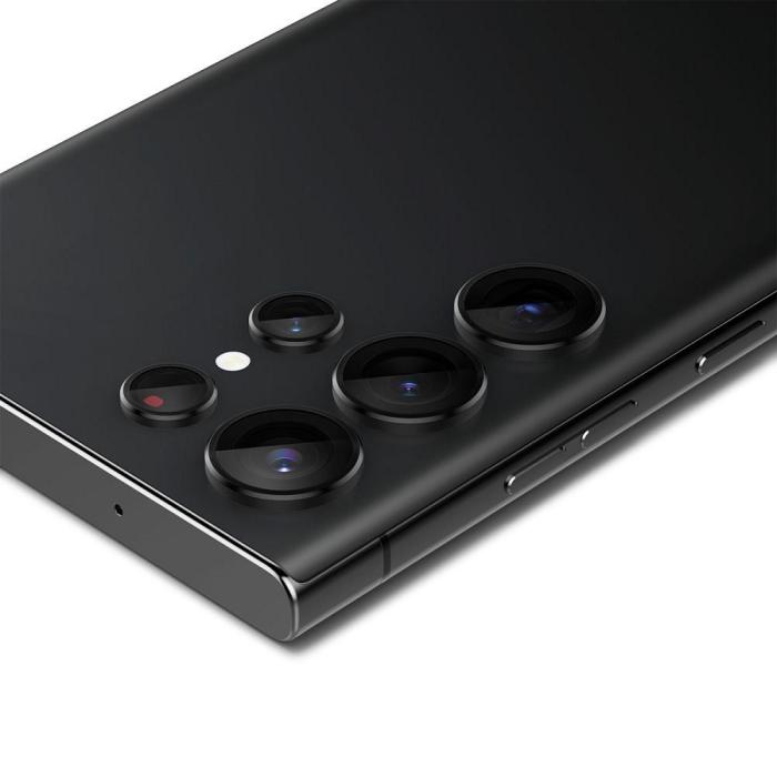 T-Max - Spigen kameraskydd 2-PACK GALAXY S23 ULTRA svart