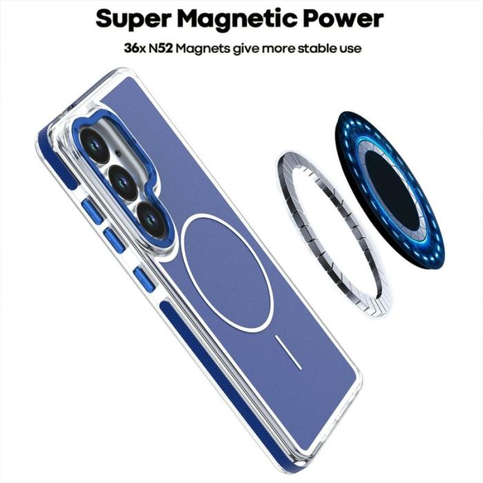 OEM - Mobilskal för Samsung Galaxy S26 Magnetiskt TPU + PC Shockproof - Blå