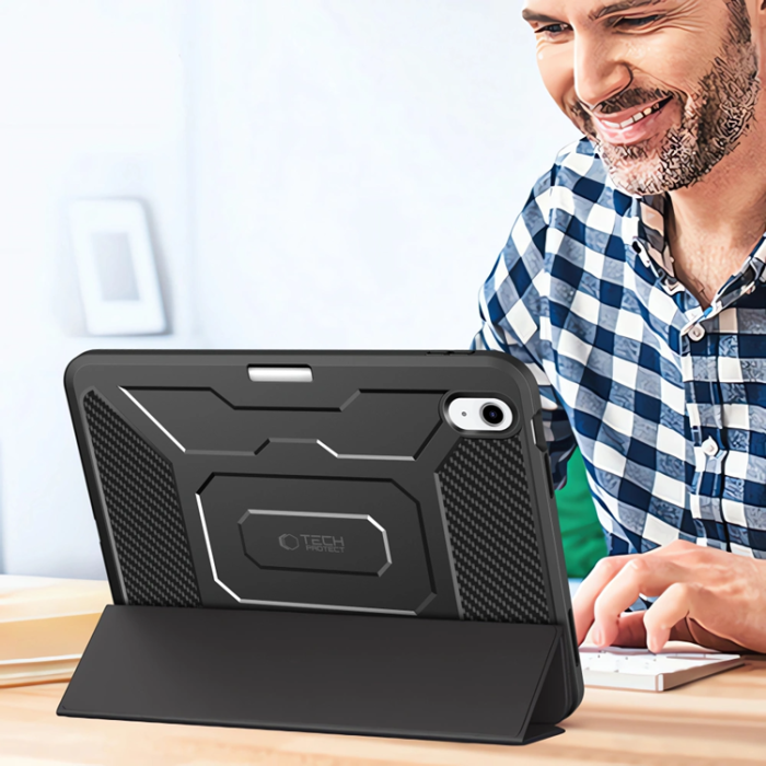 Tech-Protect - Tech-Protect iPad 10.9 2022 Fodral Endurance - Svart