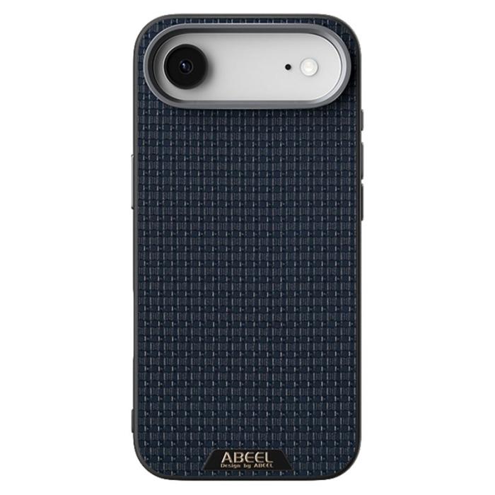 ABEEL - ABEEL Mobilskal till iPhone Air MagSafe Äkta Läder Blå