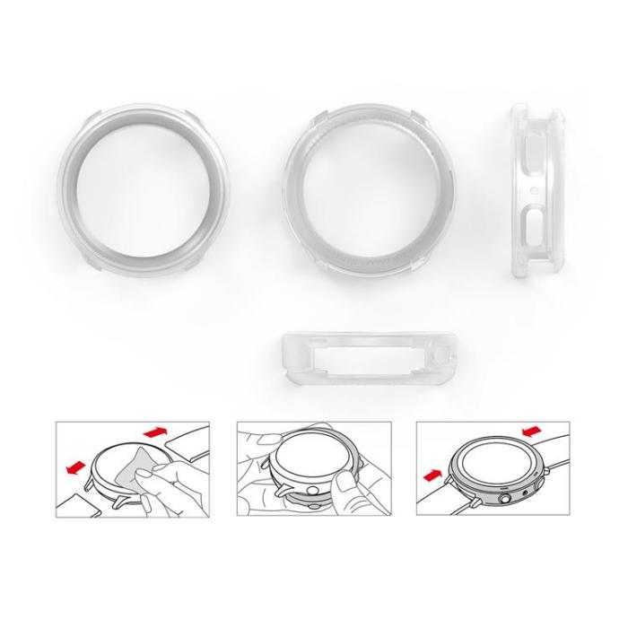 UTGATT1 - Ringke Galaxy Watch 5 Pro (45mm) Skal Air Sports Gel - Transparent