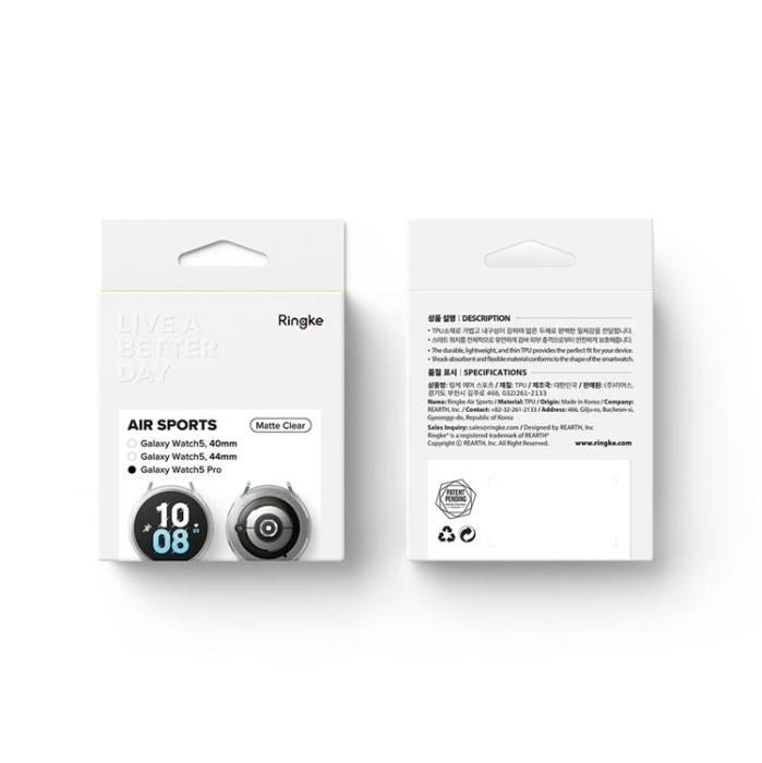 UTGATT1 - Ringke Galaxy Watch 5 Pro (45mm) Skal Air Sports Gel - Transparent