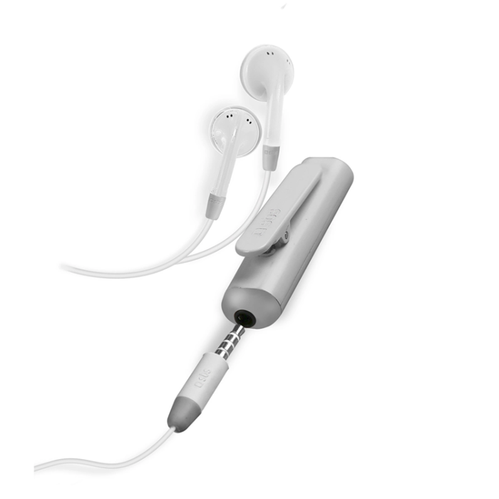 SBS - SBS Stereo-Hörlurar med Bluetooth Adapter Trådlös Mottagare - Vit