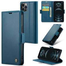 Caseme - CASEME Pl&aring;nboksfodral Konstl&auml;der f&ouml;r iPhone 12 Pro Max - Bl&aring;