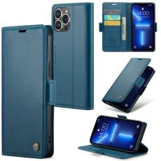 Caseme - CASEME Pl&aring;nboksfodral Konstl&auml;der f&ouml;r iPhone 13 Pro Max - Bl&aring;