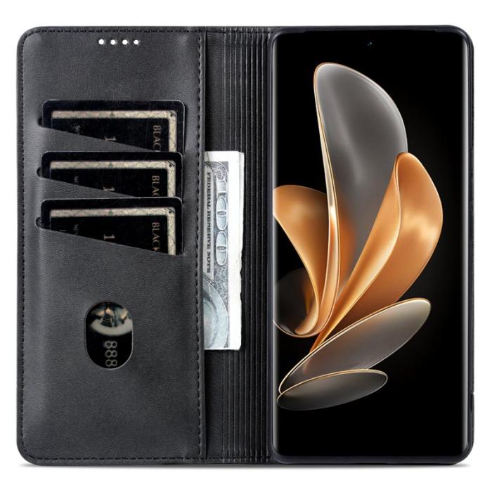 AZNS - AZNS Xiaomi 14 Ultra Plånboksfodral Konstläder - Svart
