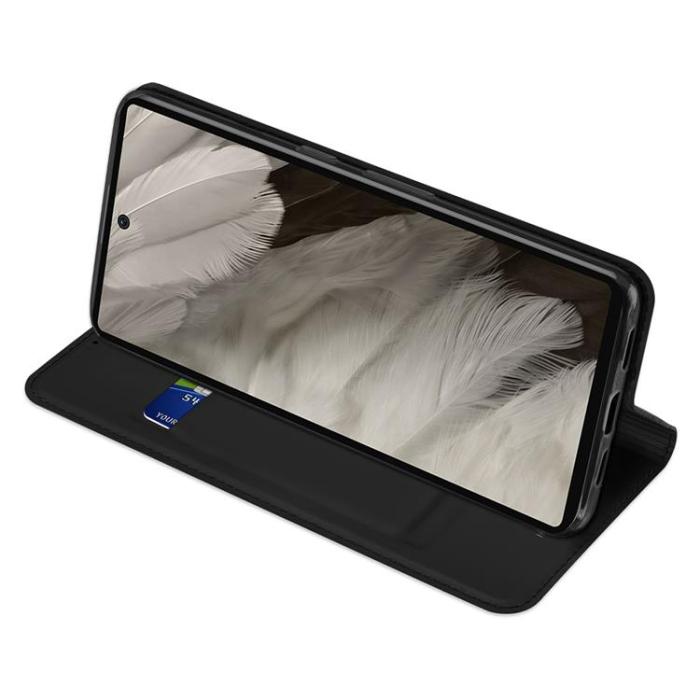 Dux Ducis - Dux Ducis Google Pixel 7a Plånboksfodral Skin Pro - Svart