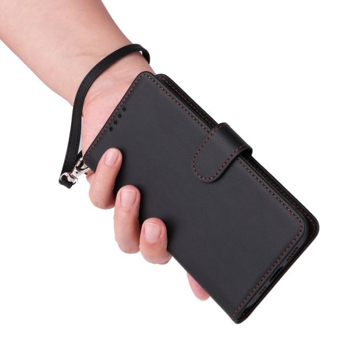 BETOPNICE - BETOPNICE iPhone 16 Plus Plånboksfodral - Avtagbart Konstläder - Svart