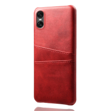A-One Brand - Sony Xperia 10 VII Mobilskal med Dual Kortfack - Röd
