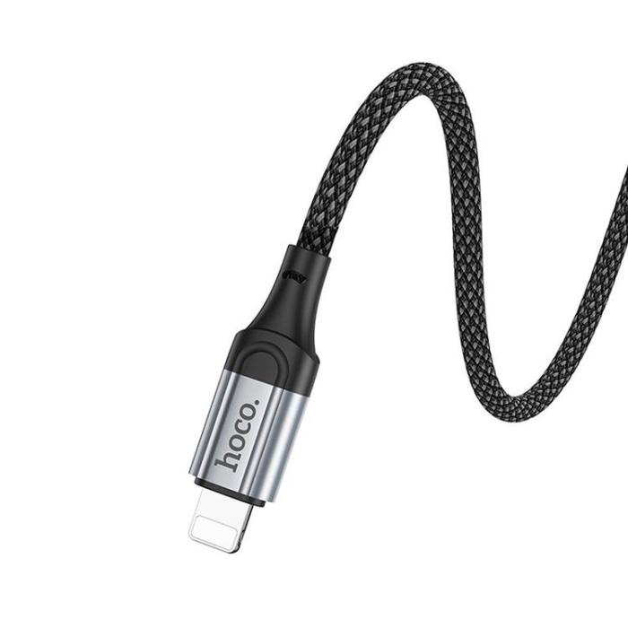 Hoco - Hoco Lightning till Aux 3.5mm Kabel 1m UPA26 - Svart
