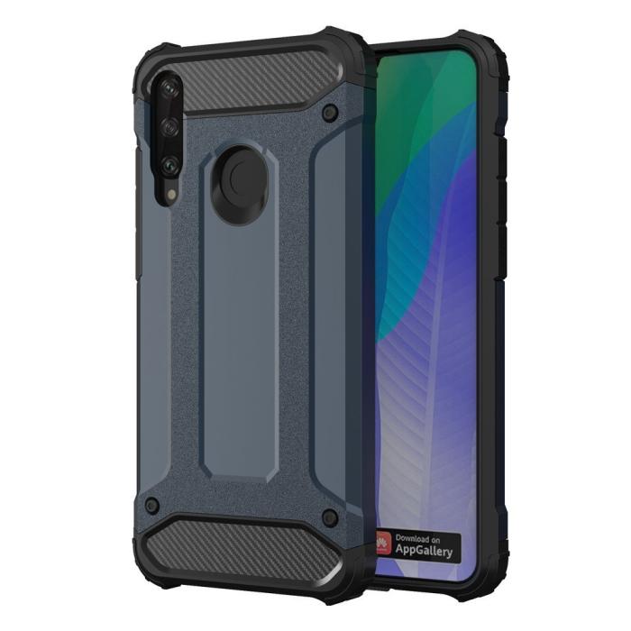 UTGATT1 - Hybrid Armor skal till Huawei Y6p - Blå