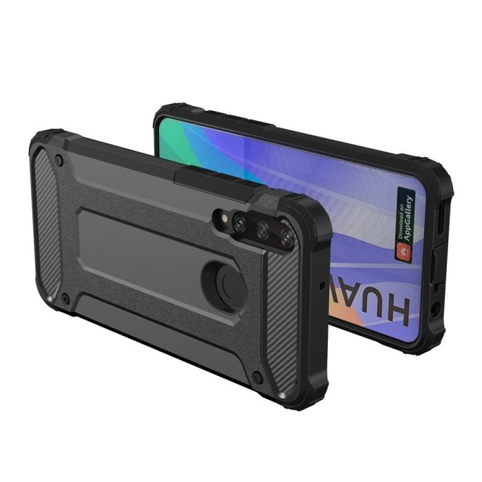 UTGATT1 - Hybrid Armor skal till Huawei Y6p - Blå