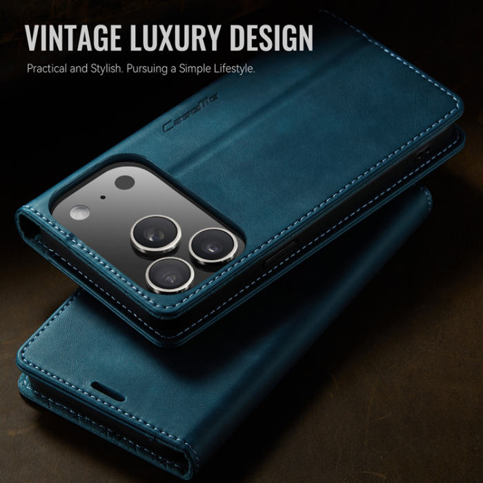 Caseme - Caseme iPhone 17 Pro Max Plånboksfodral RFID Blocking 033