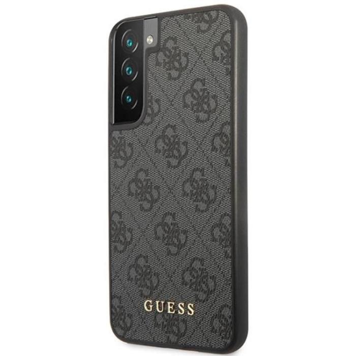 Guess - Guess Galaxy S24 Plus Mobilskal Metall Guld Logo - Svart