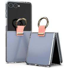 Mercury - Mercury Mobilskal F&ouml;r Galaxy Z Flip 8 Golden Bell Clear - Rosa