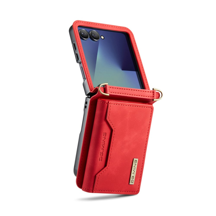 DG.MING - DG.MING Galaxy Z Flip 7 Mobilskal Detachable M2 - Röd