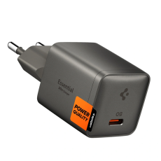 Spigen - Spigen 1-Port N&auml;tverk Laddare 30W EE301EU-GaN - Gunmetall