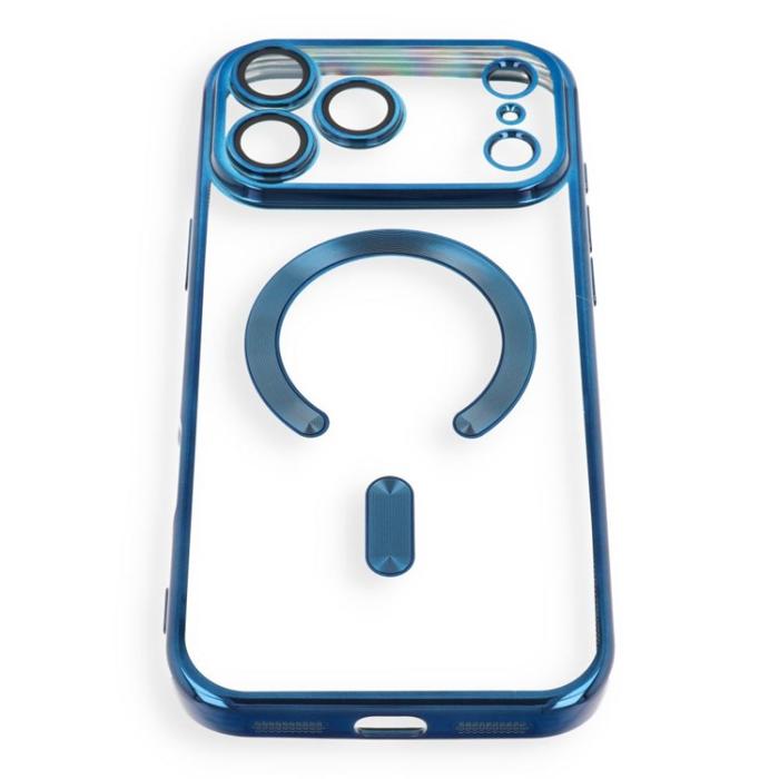 A-One Brand - Mobilskal För iPhone 18 Pro Max/17 Pro Max Magsafe Electro - Blå