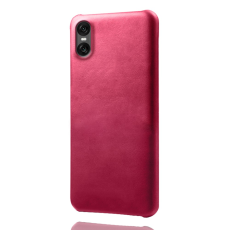 A-One Brand - Sony Xperia 10 VII Mobilskal Calfskin Texture PU-Läder - Rosa