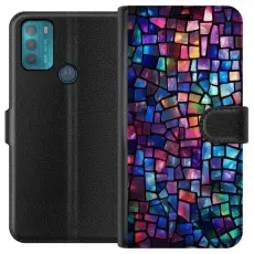 Gustaf - Pl&aring;nboksfodral till Motorola Moto G50 med Disco