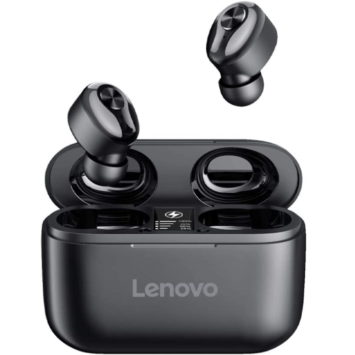 Lenovo - Lenovo HT18 TWS In-Ear Hörlurar Trådlösa - Svart