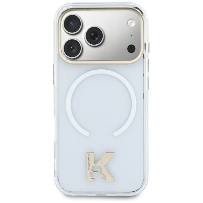 KARL LAGERFELD - Karl Lagerfeld iPhone 17 Mobilskal Magsafe IML K Head Logo - Clear