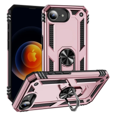A-One Brand - iPhone 16e Mobilskal med Kickstand - Roséguld