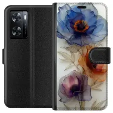 Gustaf - Pl&aring;nboksfodral till OnePlus Nord N20 SE med Silkesblommor