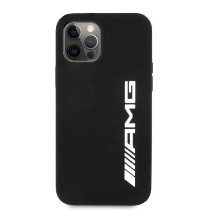 Mercedes - AMG iPhone 12 Pro Max Mobilskal Silicone Big Logo - Svart