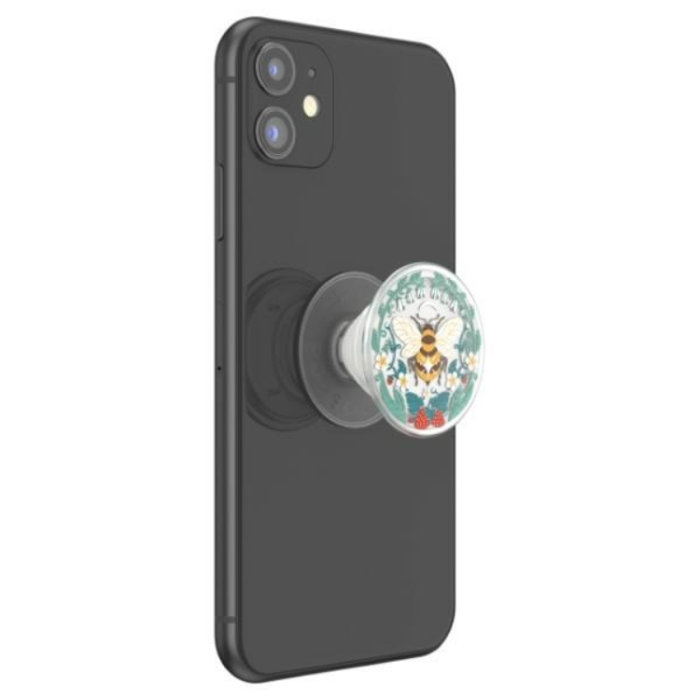 PopSockets - PopSockets PlantCore Grip Bee Boho Mobilgrip och stativ 806486