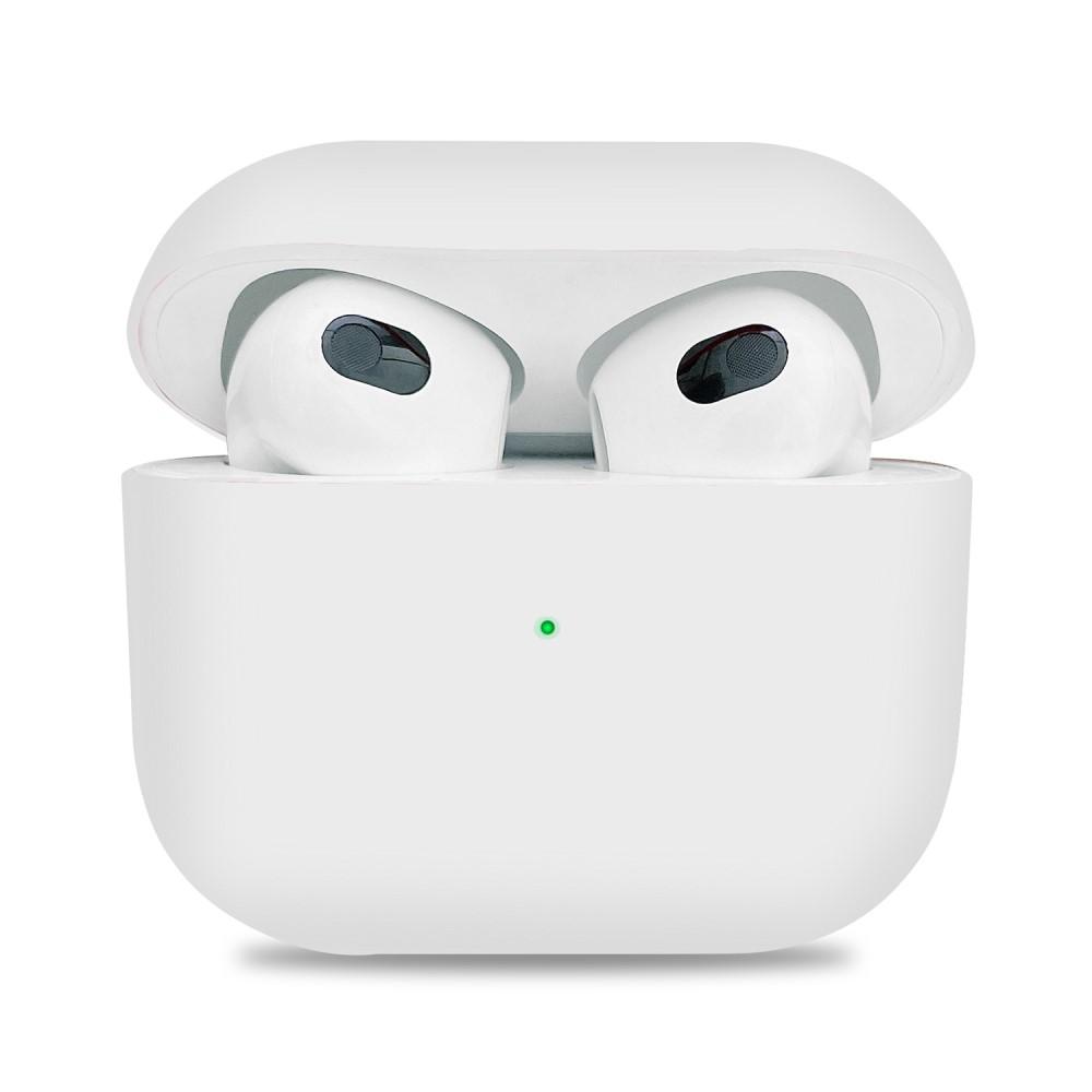 Mjukt silikon skal till Apple Airpods 3 - Vit | 2353 | AlltMobil