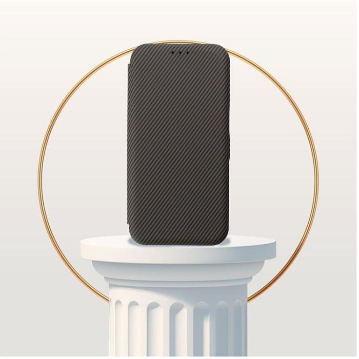 OEM - Galaxy S25 Plus Plånboksfodral Folio Side Magnet - Brun