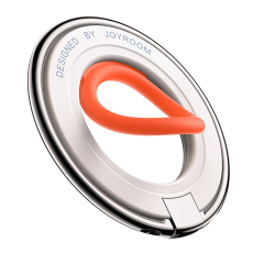 Joyroom - Joyroom MagSafe Mobil Ringhållare Kickstativ JR-ZS383 - Vit Orange