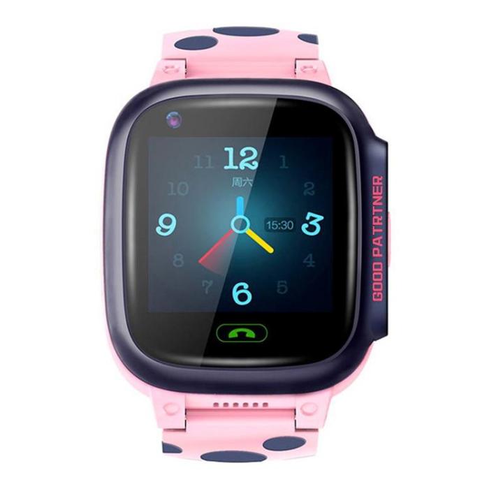 A-One Brand - Smartwatch För Barn GPS Klocka Vattentät 4G - Rosa