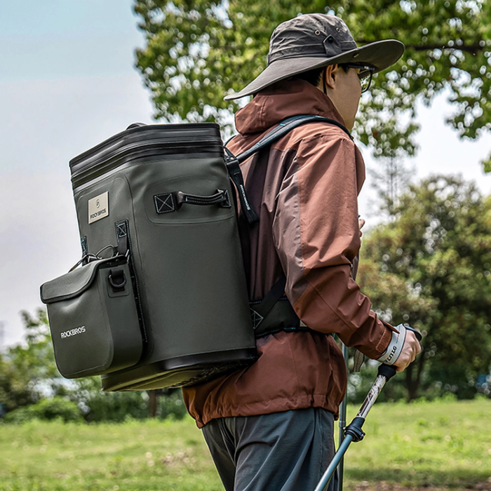 Rockbros - Rockbros Termisk Ryggsäck med Isolering 20L - Grön