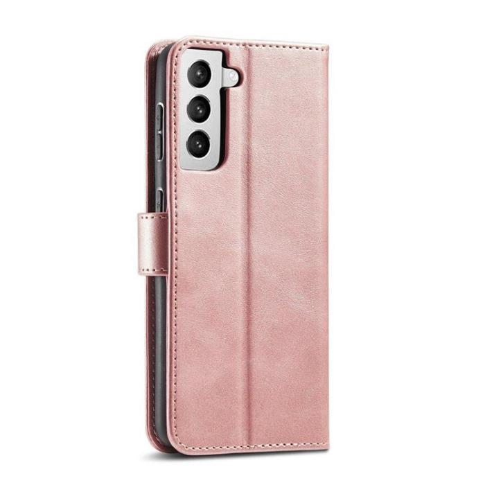 OEM - Magnet Elegant Fodral Galaxy S22 Ultra - Rosa