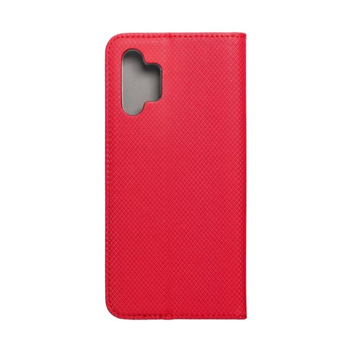 OEM - Galaxy A32 4G Plånboksfodral Smart Konstläder - Röd